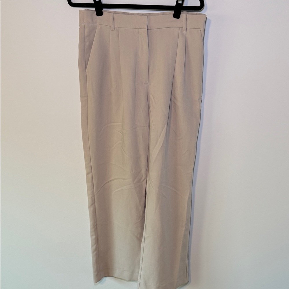 Abercrombie & Fitch Light Beige Women's Trousers